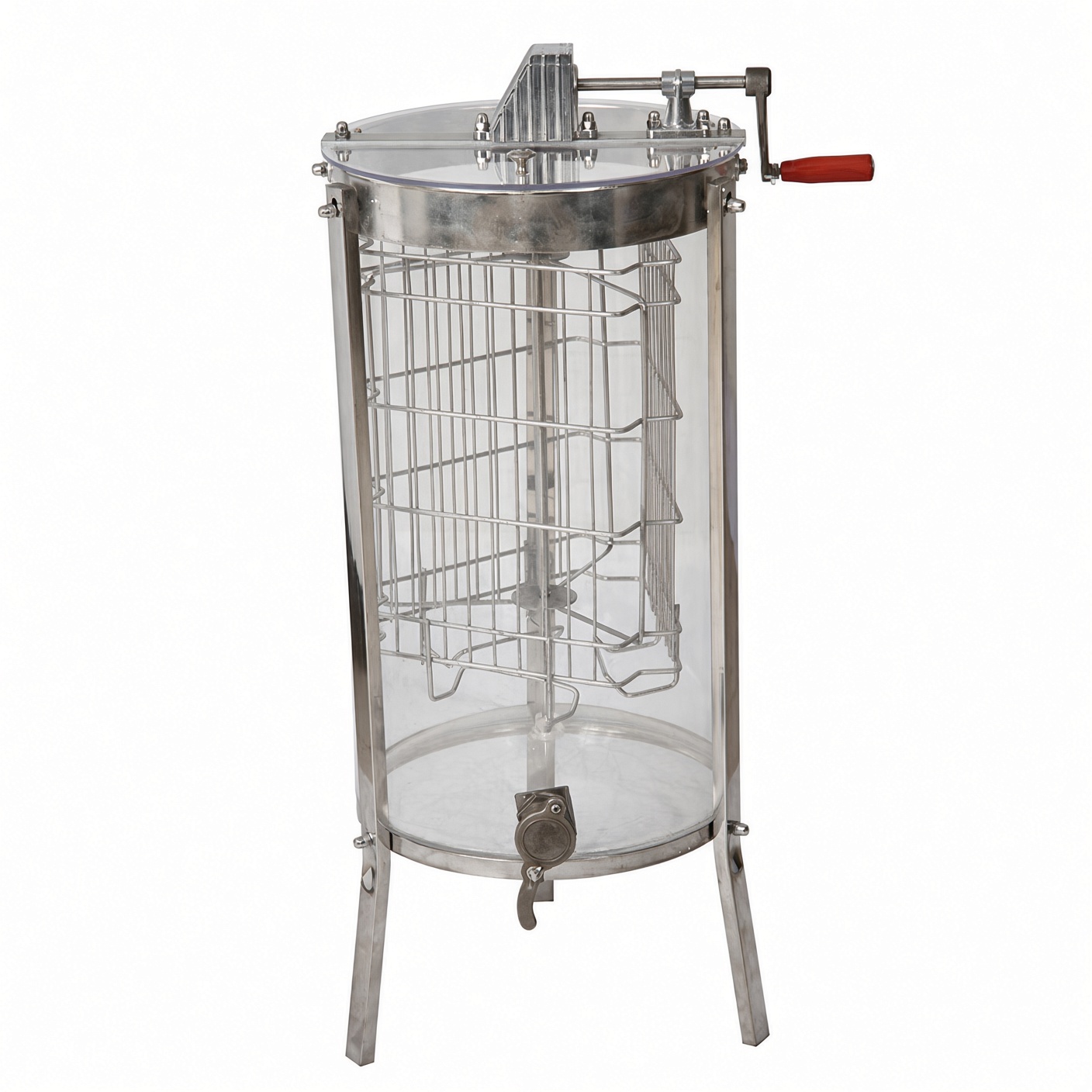 Honey Extractor - 3 Frame Clear Acrylic Body